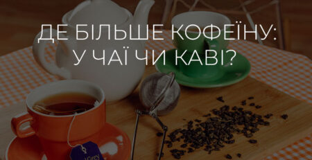 Де більше кофеїну: у чаї чи каві?